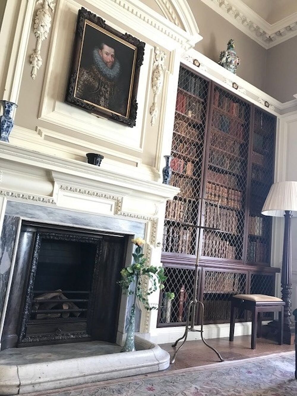 The library is one of the most special rooms at Pollok House
