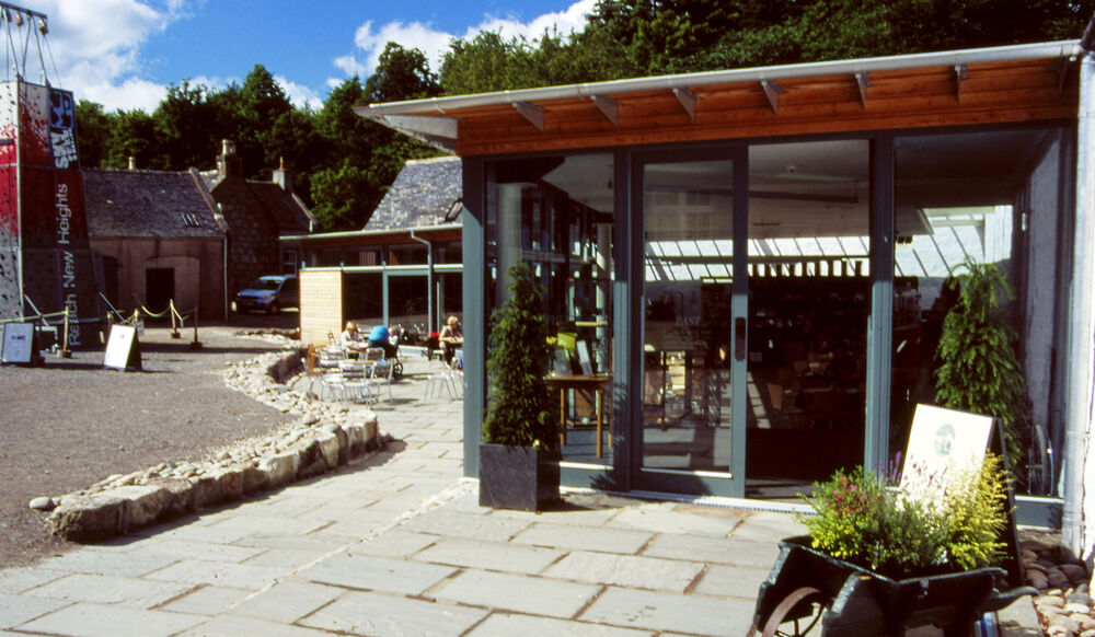 Entrance to the Courtyard Café at Crathes
