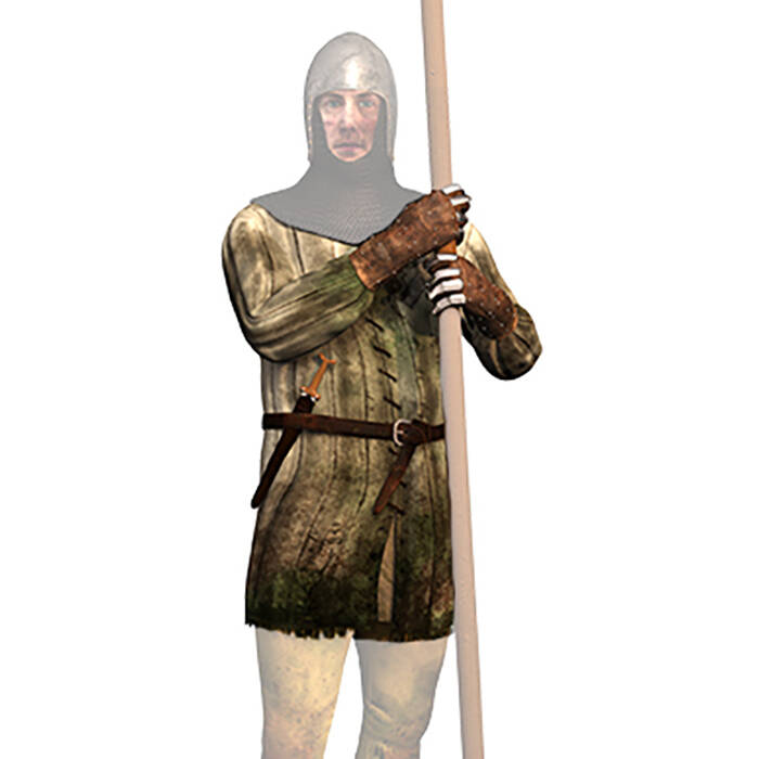 medieval foot soldier armor