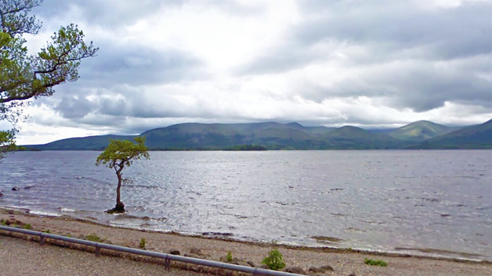 Bucinch & Ceardach seen from the banks of Loch Lomond.